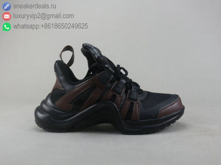 LV ARCH LIGHT BLACK BROWN UNISEX SNEAKERS